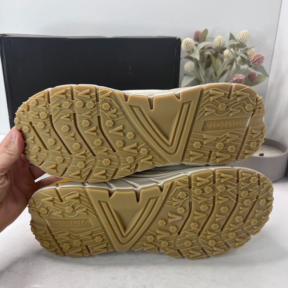 Vionic Walk Max Sierra Athletic Walking Shoe Cream Women's 12 W NWB Arch Support - Picture 8 of 10